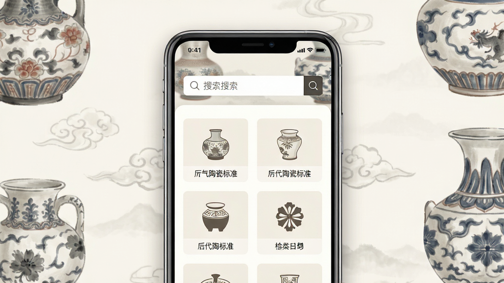 ������ҳչʾ���棬�����������һ�������ֻ����ֻ���Ļ����ʾ���մɱ�׼����Ӧ�õ���ҳ��ҳ���Ϸ����������·������������մɱ�׼����ͼ�꣬�����ǵ��ŵ�ˮī�����մ����������岼�ּ���������Ű���������Ϊ�ִ���ƽ������ʽ��ͳ��ѧ��ϣ�ϸ�����ֻ���Ե����͹�Ӱ�����ʸ��壬�ɾ����޶���Ԫ��