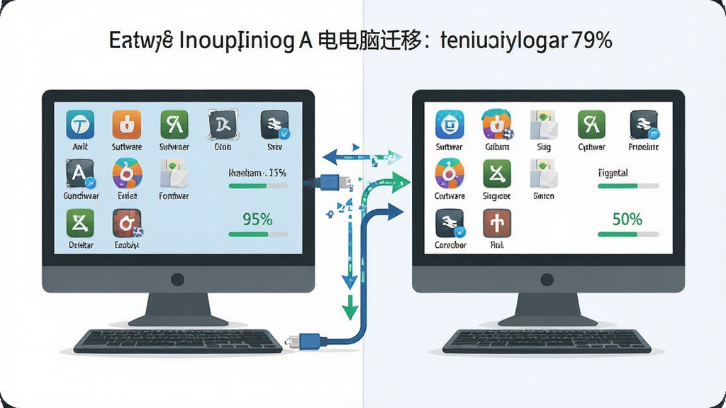һ��չʾ���ҵ���Ǩ��Ӧ�ó���Ǩ�ƹ��ܵ�ͼƬ������Ϊ��̨����֮��ͨ�����������ӣ�����Ϊ���ҷ����Աȣ��Ű����ɵ�����ʾ�������ͼ�꣬�Ҳ��µ���ͬ����ʾ��ͬͼ�꣬���Ϊ��ƽ���廭��ϸ�ڰ�����������ͷ������ͼ�ꡢ���Ȱٷֱȣ����ʸ��壬�ɾ����޶���Ԫ��