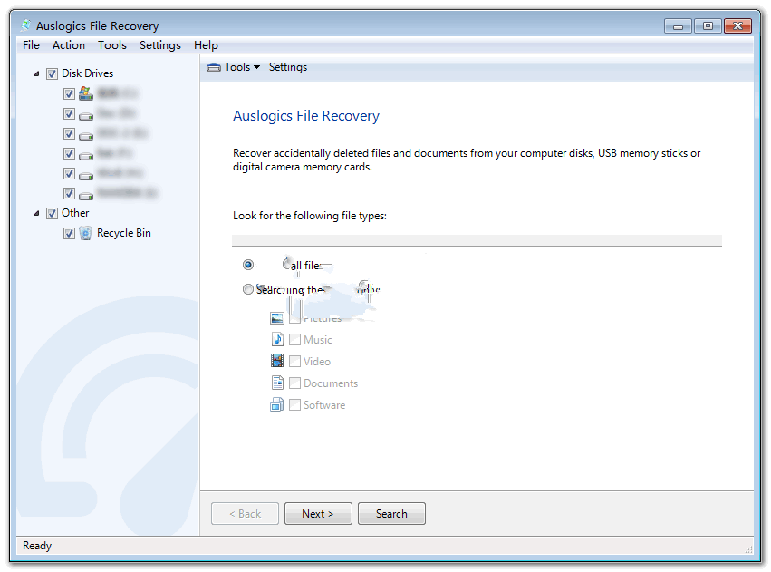 Auslogics File Recovery�ļ��ָ�����{package_version_name} ���ݻָ�����