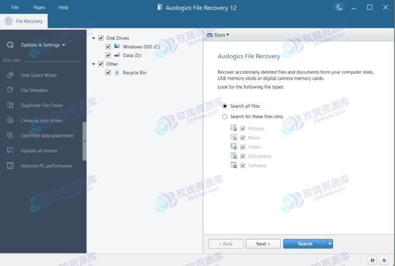 Auslogics File Recovery ��׿�� ���ݻָ������ͼ