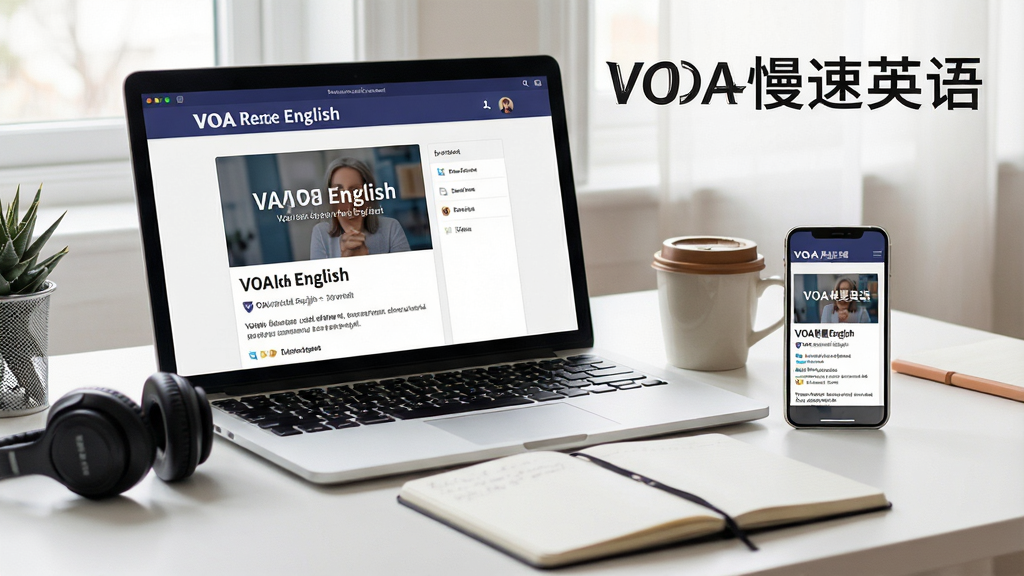 һ��չʾVOA����Ӣ�����ֻ��͵�����ͬʱʹ�õĳ���ͼƬ������Ϊ�����ϵıʼǱ����Ժ��Աߵ������ֻ�����Ļ�϶���ʾVOA����Ӣ���ѧϰ���棬����Ϊ���������ֻ����ң��Ű���Ȼ�����Ϊ�ִ�ѧϰ��������ϸ�ڰ����������ʼǱ������ȱ���ѧϰ����Ԫ�أ������д��С�VOA����Ӣ����ֱ�ʶ�����ʸ��壬�ɾ����޶���Ԫ��