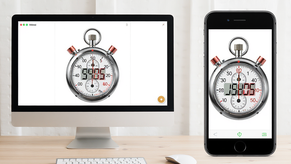 һ��չʾ���(stopwatch)�ڵ��Զ˺��ƶ���ͬʱ���еĶԱ�ͼ�����Ϊ������Ļ��ʾ��ʱ���棬�Ҳ�Ϊ�ֻ���Ļ��ʾ��ͬ��ʱ���棬����Ϊ�ɾ���ǳɫ���棬���������Ȼ��ϸ�����������ʸ��壬�޶���Ԫ��