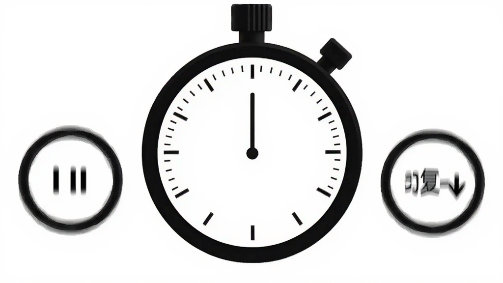 һ��չʾ���(stopwatch)������������AI��ͼ������������һ��Բ�α�����ʽ�ļ�ʱ������Χֻ����������Բ�ΰ�ť�ֱ��ע��ʼ��ͣ�͸�λ������Ϊ����ɫ����񼫼��ִ��������ɾ����䣬�������������κζ���Ԫ��