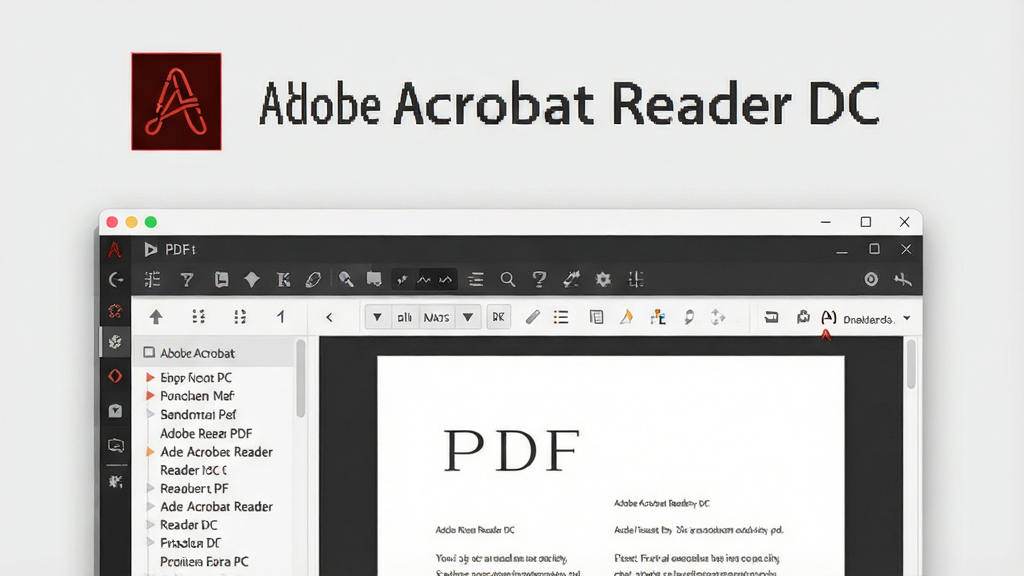 һ�Ÿɾ��������������չʾͼ������Ϊ Adobe Acrobat Reader DC ��ͼ���������洰�ڣ����ֲ��þ��й�ͼ���Ϸ������������ơ�Adobe Acrobat Reader DC�����·�չʾ�� PDF �ĵ�����Ķ����棬���������ǩ�����м�ҳ�桢�������������Ű������ˣ����Ϊ�ִ�����Ƽ��磬ϸ����ͼ����к�ɫ�����ɫ���䣬���汳��Ϊǳ��ɫ�������������ɾ����޶���Ԫ�ء�