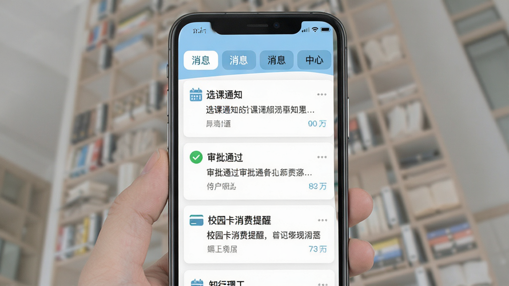 ����һ�š�֪����������Ϣ֪ͨ���Ľ���Ԥ��ͼ������Ϊ�ֻ�������ͼ��񣬽�������ʾ����֪ͨ��Ƭ��������ѡ��֪ͨ��������ͨ������У԰���������ѡ����������ݣ���������Ϣ�����ǩ��������ɫΪ��ɫ��ǳ��ɫ���Ű����룬�����������޶���Ԫ��