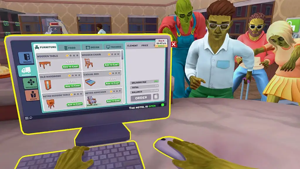 ��ʬ�ȼٴ�Hotel Tycoon: Zombie Manager0.1.0 ģ�⾭Ӫ��ʬ�Ƶ�