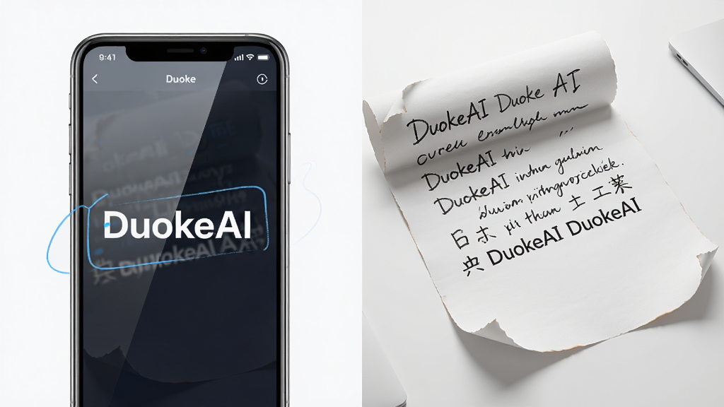���������һ���ֻ�����Ļ����ʾ��DuokeAI�����İ����ɽ��棬�Ҳ���һ��չ����ֽ�ţ�ֽ�������ִ��ʲ��𽥱�ù���������Ϊ���ҶԱȹ�ͼ���Ű����������Ϊ��Լ�칫�磻ϸ����ֽ�ű�Ե����΢�������ֻ���Ļ�з���Ч�������ʸ��壬����ɾ����޶���Ԫ��