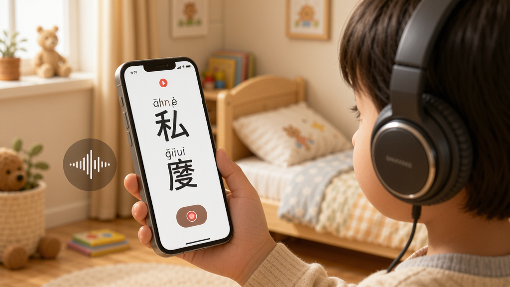 һ��չʾ����С˽��ƴ���������ܵĻ��棬������һ��С���Ѵ��Ŷ��������ֻ��������ֻ���Ļ����ʾƴ���ͺ��֣��Ա���¼������ͼ�꣬��������ܰ�Ķ�ͯ���ң���������ů�������������ɾ����࣬�޶���Ԫ��