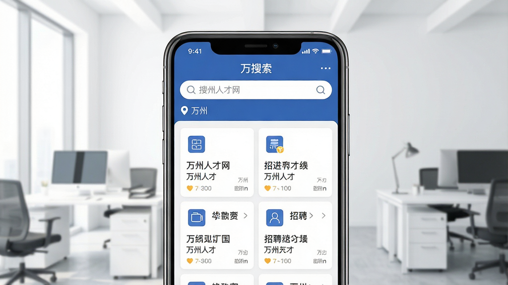 һ��չʾ�����˲����ֻ�APP��ҳ�����ͼƬ������������һ�������ֻ�����Ļ��ʾ�������˲�����APP��ְλ�б�ҳ�棬������������ͳ��ж�λ�����ݡ����·������Ÿ�����Ƹ��λ��Ƭ�������Ǹɾ������İ칫���������Ϊ�ִ���ƽ��UI��ƣ�ϸ�ڰ���������ͼ��������Ű棬���ʸ��壬�ɾ��޶���Ԫ�ء�