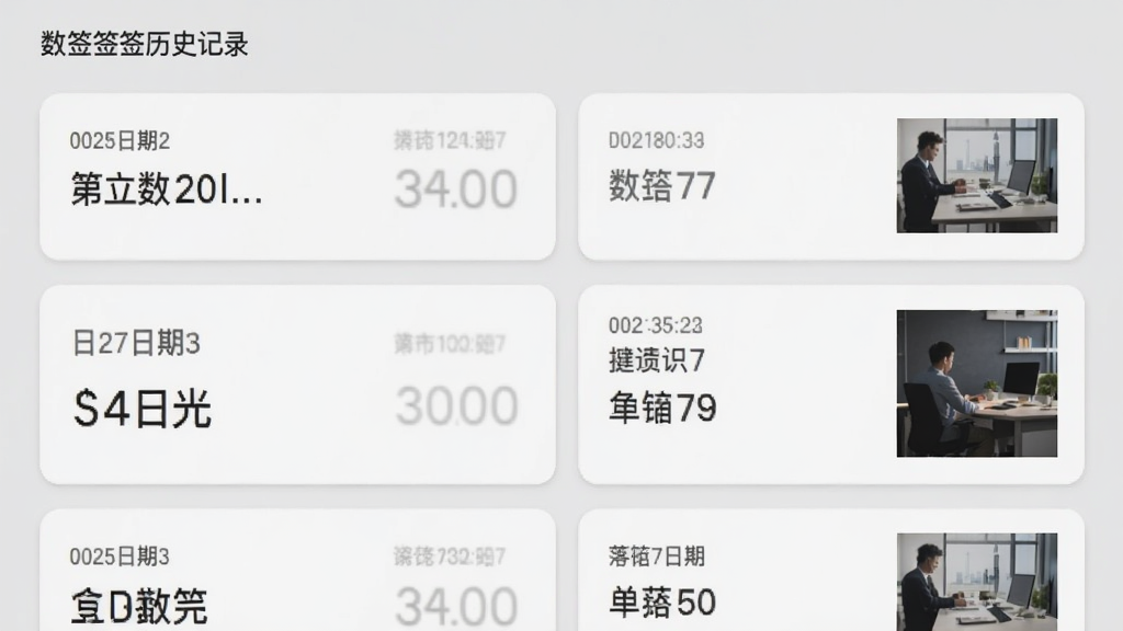 ��ǩǩ��ʷ��¼ҳ�棬�б�չʾ����������¼��ÿ���������ڡ��������ֺ�����ͼ�������������룬ǳ�ҵ�ɫ����Ƭʽ���֣���������񣬸ɾ��޶���Ԫ�أ����廭��