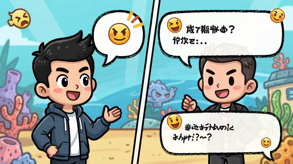 ���㷭����Ϸ����Ի����棬����չʾ��ͨ��ɫ��NPC��������������Ϊ��������Ի����ݣ����ֲ������ҷ����Ű棬���Ϊ������Ĭ�������磬ϸ�ڰ���������š��Ի��򡢱���װ��Ԫ�أ������������ɾ����޶���Ԫ��