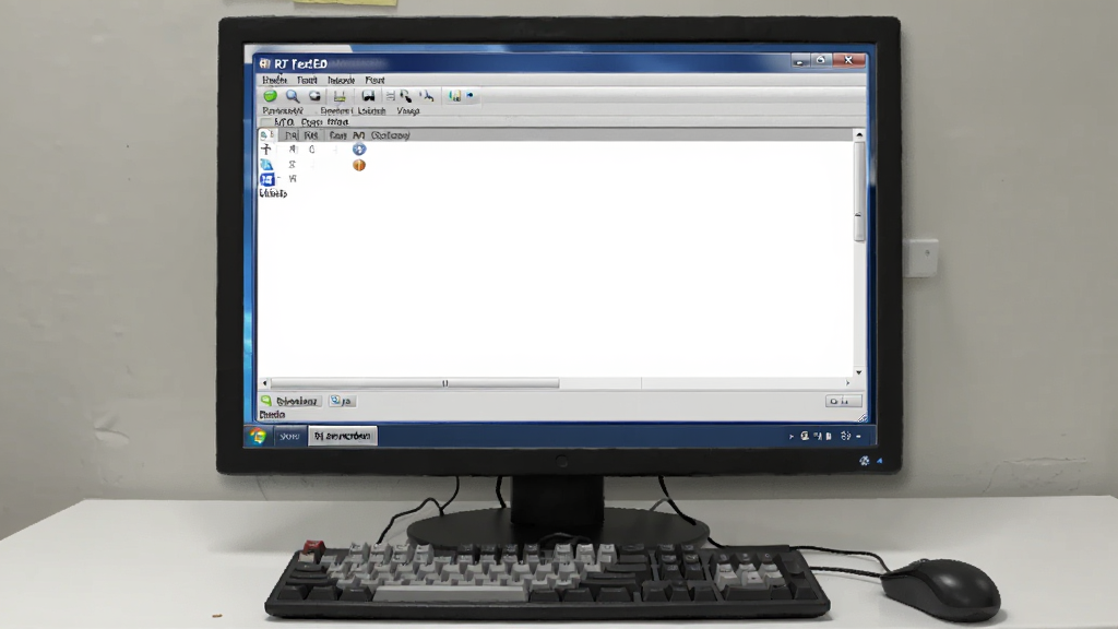 һ�� RJ TextEd ��Windows���������еĳ���ͼ����������ʾ����Ļ��ʾ�༭�����棬����Ϊ���滷�����Ű�������̺���꣬���дʵ�칫��ϸ�ڰ�����������������Ӱ�����������ɾ����޶���Ԫ��