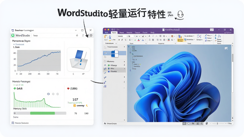 һ��չʾWordStudio�����������Եĸ���ͼ�������е��������������ʾ����Դռ�ã��Ա����������е�WordStudio���棬���Ƽ���Լ��ϸ�ڰ����������ߡ��ڴ�ռ����ֵ������ͼ�꣬�����������ɾ����޶���Ԫ��