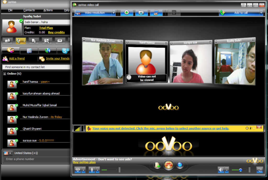 ooVoo ��׿�� ��Ƶͨ������