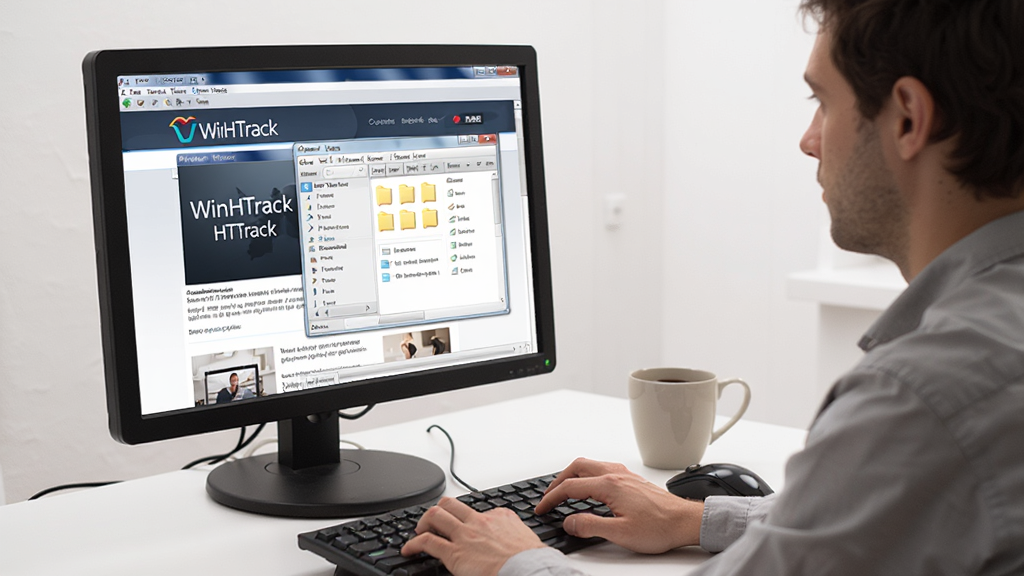 һ��չʾ�û��ڵ���ǰʹ�� WinHTTrack HTTrack ץȡ��վ�����������ͼƬ����������������Ļ������Ϊ���ӽǣ��Ű���Ȼ�����Ϊдʵ�칫������ϸ�ڰ����������桢�����ļ��д����뿧�ȱ��������������ɾ����޶���Ԫ��