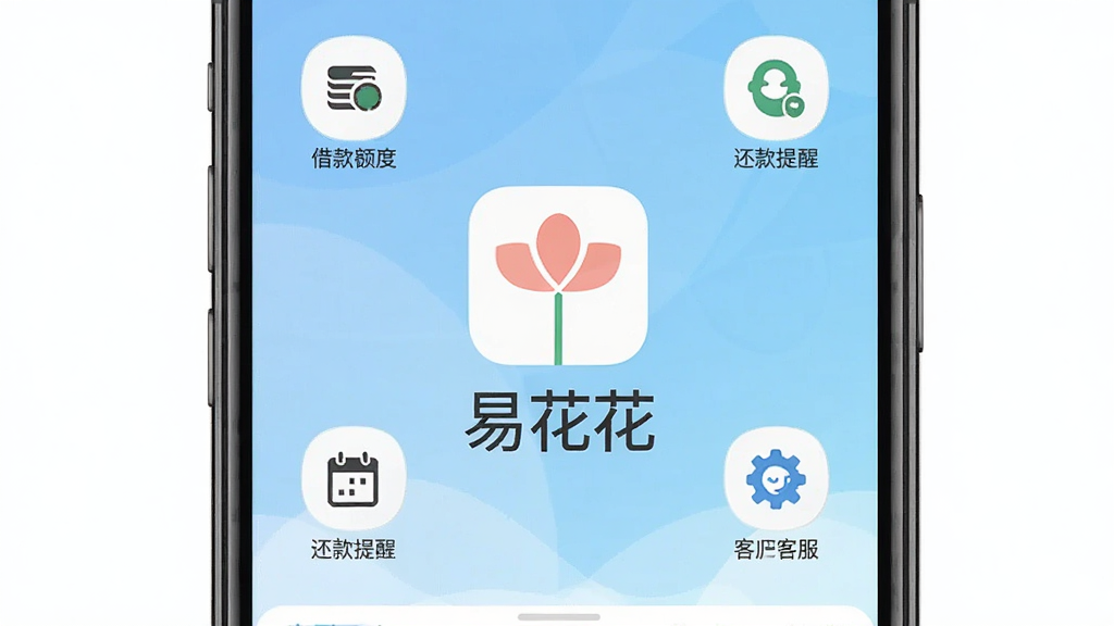 һ���ֻ���Ļչʾ�׻���App��ҳ���棬����������Ӧ��Logo�����ơ��׻�����������Ϊǳ��ɫ���䣬��Χ�����Ž���ȡ��������ѡ��ͷ�ͼ���Ԫ�أ����������ִ�����ƽ����ƣ������������ɾ��޶���Ԫ��