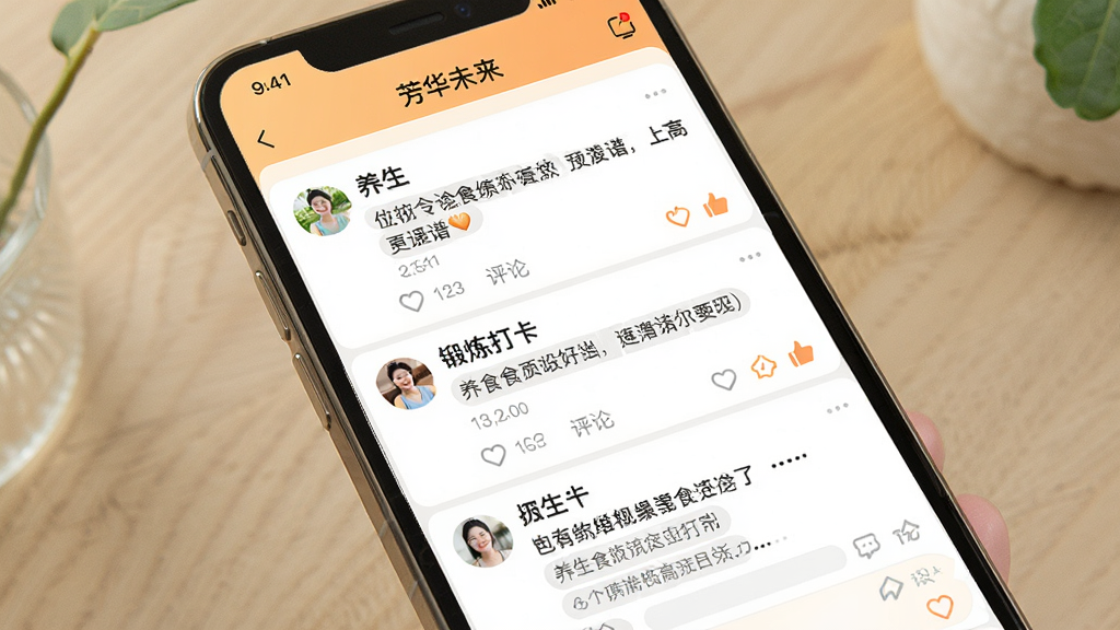 һ�š�����δ����APP������������ͼ����������Ϊ�ֻ���Ļ����ʾ�û������б��������������������漰����ʳ�ס������򿨵ȣ�����Ϊ��Ϣ����ʽ���Ű���Ȼ�����Ϊ��ů�罻�磬ϸ�ڰ������ޡ�����ͼ�꣬�����������ɾ����޶���Ԫ��