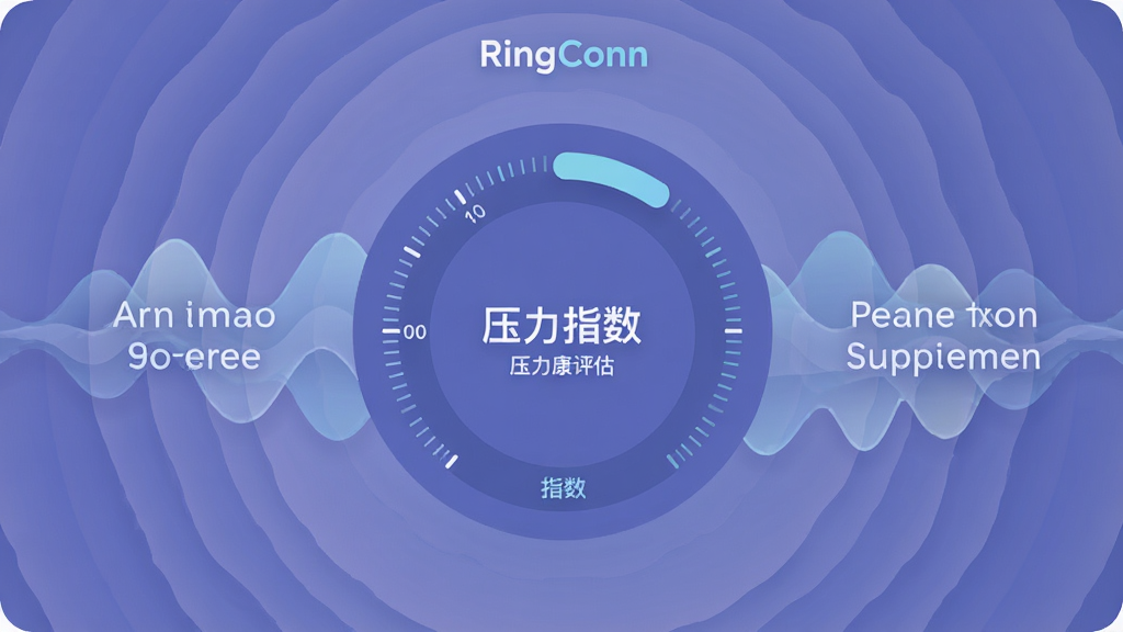 ����ΪRingConn ����Ӧ��ѹ���������棬������ʾѹ��ָ��Բ������Χ���ƺ���ѵ���������ƺͷ��ɽ������֣�����ΪԲ�����С�����������ɢ���Ű�Գ�ƽ�⣬���Ϊ����������ɫ����ƽ�廭��ϸ�ڰ���Բ���п̶ȱ�ʶ�����ư�͸�����ӡ�����������ͣ����ʸ���ɾ��޶���Ԫ��