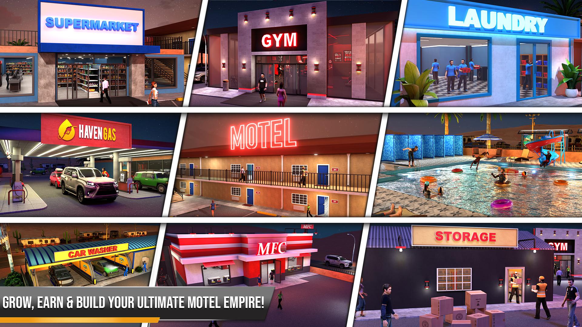 �����ù�ģ�������°�����(Supermarket Motel Simulator 3d) �����ùݾ�Ӫ��Ϸ����
