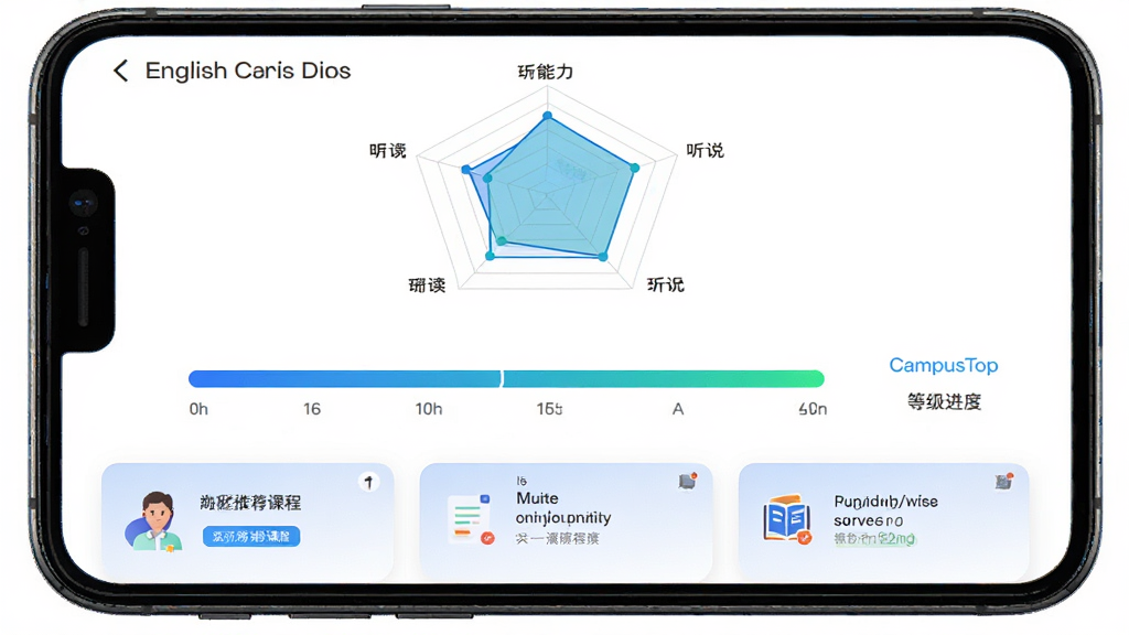 AI���ּܷ�ϵͳ���棬����Ϊ�ֻ���Ļ��ʾӢ�����������״�ͼ�͵ȼ������������ֲ������½ṹ�Ϸ�Ϊͼ���·�Ϊ�γ��Ƽ���Ƭ���Ű��������򣬷��Ϊ��Լ�Ƽ��磬ϸ�ڰ����״�ͼ��ά��չʾ��˵��д���������������С�CampusTop����ʶ�����ʸ���ɾ��޶���Ԫ�ء�