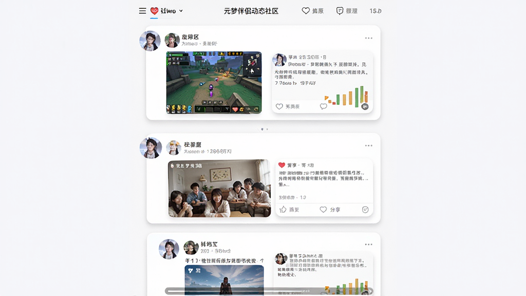 Ԫ�ΰ��¶�̬��������ͼ������չʾһ���罻��Ϣ��ҳ�棬�����û�������ͼ�Ķ�̬��Ƭ������Ϸ��ͼ��������Ƭ�����ַ���������Ϊ���»����б�ʽ�����Ϊ���¼�Լ���ִ��罻�磬ϸ�ڰ�����Ƭʽ��ƺ���͵���ӰЧ��������Ϊ����1080p���ɾ��޶���Ԫ��