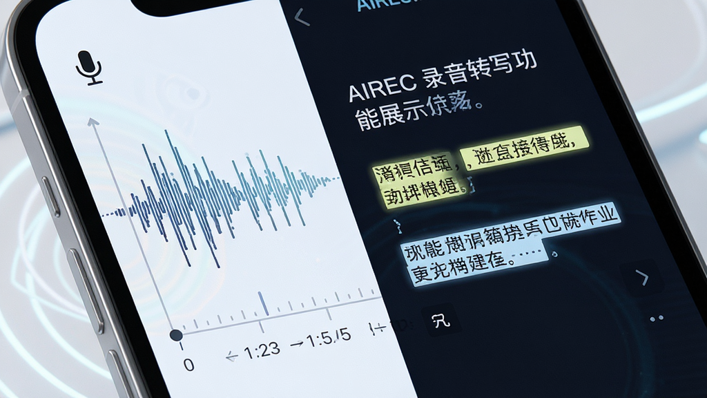 AIREC ¼��תд����չʾͼ������Ϊ�ֻ���Ļ��д������Ϊ����������Ρ��Ҳ����ֶ��䣬�Ű�������ҷ��������Ϊ��ˬǳɫ�Ƽ��磬ϸ�ڰ�����˷�ͼ�ꡢʱ��������������֣����ʸ��塢�ɾ����޶���Ԫ��