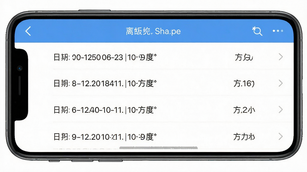 ��ˮ������Ѱ����߼�¼������棬�ֻ���Ļչʾ������¼�б���ÿ����¼�������ںͷ�λ�Ƕȣ������б�ʽ�������ˬ�ɾ���ϸ�����ˣ����ʸ��壬�޶���Ԫ��