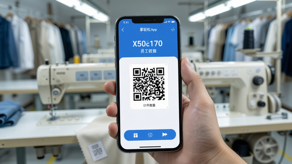 �ֻ���Ļ����ʾ������APP���棬��������Ϊһֻ�������ֻ�ɨ�貼���ϵĶ�ά���ǩ������������ķ�װ�ӹ����䣬���ֲ������Ĺ�ͼ���ֻ���Ļ������ʾ�Ƽ�������Ա�����������Ϊдʵ�Ƽ��磬ϸ�ڰ��������ɼ��Ķ�ά�롢�ֻ�UI��ť��������һ��黯����������Ϊ����4K���ɾ��޶���Ԫ��