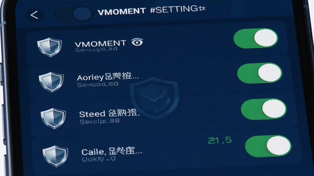 ����ΪVMOMENT��˽����ҳ�棬��Ļ��ʾ�������ѡ��Ͷ���ͼ�ꣻ����Ϊ�ֻ����棬�б�ʽ����������Ű��࣬ÿ����ͼ���˵�����֣����Ϊ��ȫ�Ƽ��磬����ɫ����ϸ���϶����й��󣬿���Ϊ��ɫ����״̬���������������ʸ��壬�ɾ����޶���Ԫ�ء�