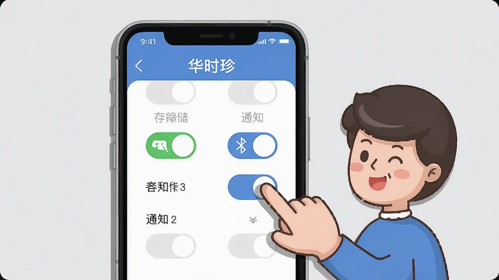 һ�š���ʱ�䡱APP���û���������ʾ��ͼ������չʾһ���ֻ�����Ļ��ʾȨ�����ý��棬�����洢��֪ͨ�������ȿ���ͼ�ꡣ�ֻ��Ա���һ����ͨ������ָ�����Ļ������Ϊǳ��ɫ����������ˣ�ϸ�����������ʸɾ�������˵����װ���Ȩ�����ò��衣