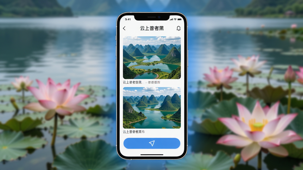 ����Ϊһ�������ֻ�����Ļ��ʾ�������ߺ�APP���棬�����а������ߺڿ�˹��ɽˮ�������ͼ�뵼����ť������Ϊ�ֻ����з��ã�����Ϊ�黯�����ߺں�����ɻ����Ű��࣬���Ϊ�ִ���ƽ���Ƽ��硣ϸ�����ֻ���Χ���Ƶ�������ɫ���Σ���Ļ�����������ɼ����������ߺڡ�������Ϊ4K�����壬����ɾ��޶���Ԫ�ء�