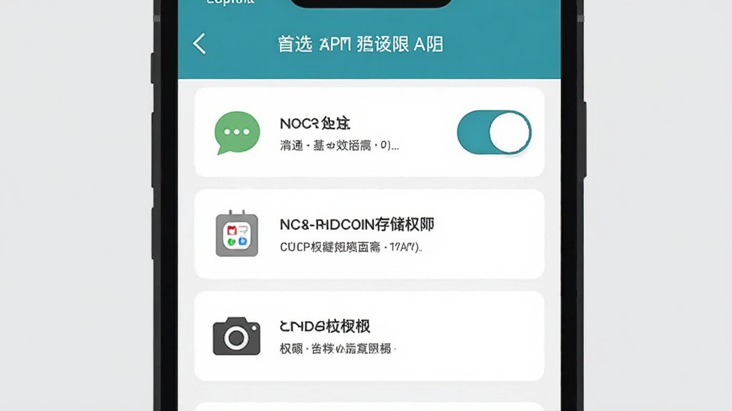 ������һ���ֻ���Ļ��ʾ��ҽ��ѡAPP��Ȩ������ҳ�棬����Ϊ�б�ʽ�����Ϊ���˵���廭��ϸ�ڰ���֪ͨ���ء��洢Ȩ�޺����Ȩ�޵�ͼ�꣬����Ϊǳ��ɫ�������������ɾ����޶���Ԫ��