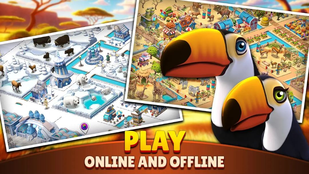 ����԰����Zoo Life: Animal Park Game5.5.1 ģ�⾭Ӫ����