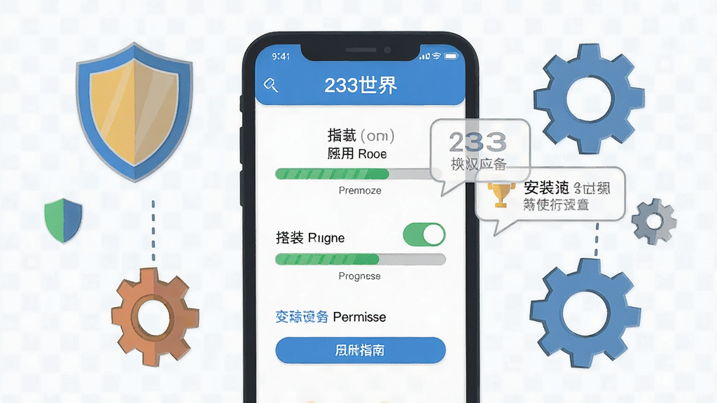 һ��չʾ��233���硱Ӧ�ð�װ��ʹ��ָ�ϵĲ廭������Ϊ�ֻ���Ļ��ʾ��װ���Ⱥ�Ȩ�����ý��棬����Ϊ�ֻ����С���Χ���ƶ��ƺͳ���ͼ�꣬���Ϊ��ƽ��ָ�ϲ廭��ϸ�ڰ���Ȩ�޿��ء�����������ʾ���ݣ����ʸ��壬�ɾ����޶���Ԫ��