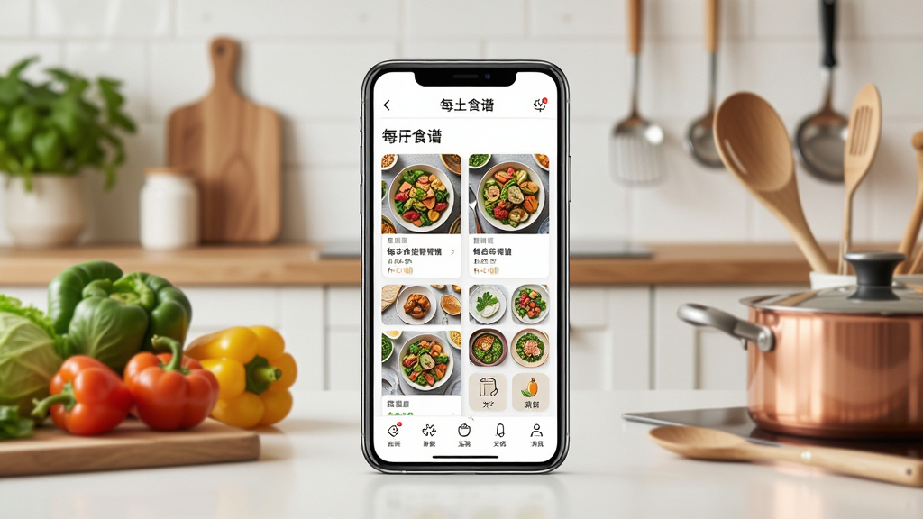 һ��չʾÿ��ʳ�״�ȫ�����������ͼƬ������������һ�������ֻ�����Ļ����ʾ�ŷḻ�Ĳ��׿�Ƭ�ͷ���ͼ�꣬��������ܰ�ĳ�����������������������ִ���Լ��ϸ�ڰ������ʵ��߲˺ͳ��ߣ����ʸ��壬�ɾ����޶���Ԫ��