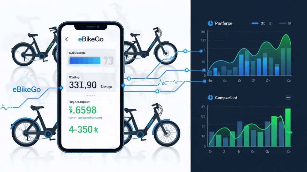 һ�����eBikeGoʵʱ��ع��ܵĲ廭������Ϊһ���ֻ���Ļ��ʾ�絥���������������ݣ���Χ���Ƶ絥���������������������ֲ������ҷ����Ű棬����ֻ��Ҳ�����ͼ�������Ϊ�������ĿƼ��廭�磬ϸ�ڰ�����ɫ����������ɫ����ָʾ����������������ɾ����޶���Ԫ��