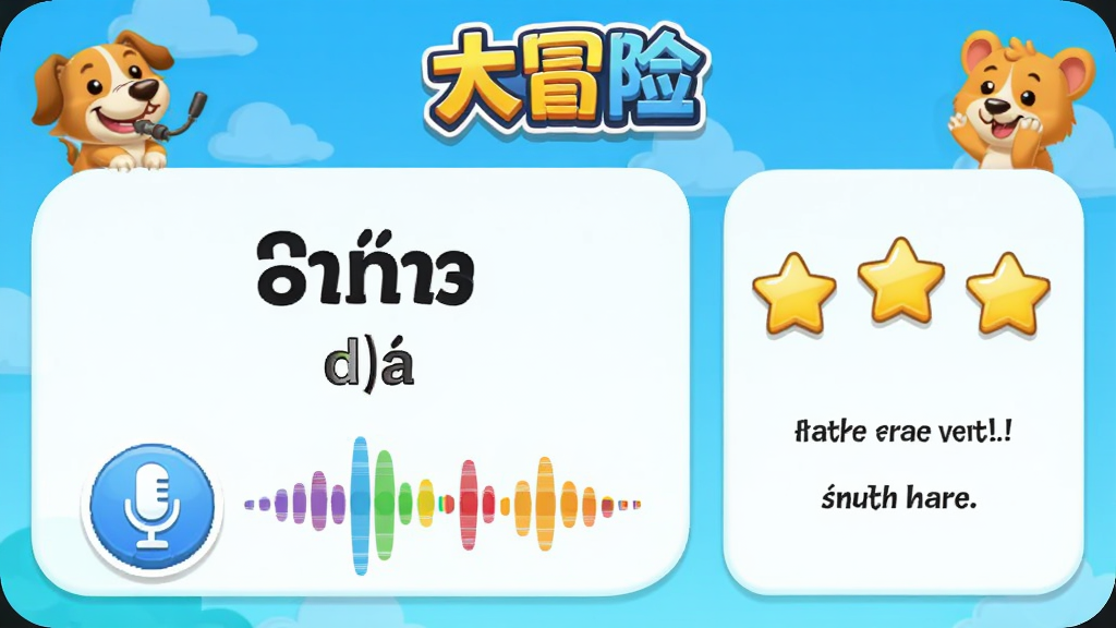 ���ʴ�ð��App�ĸ�������ҳ�棬����������ʾһ��Ӣ�ĵ��ʺ����꣬�·�����˷簴ť���������Σ��Ҳ���ʾ�����������ֺ͹������֣������е��ʴ�ð�ձ�ʶ������Ϊ���½ṹ���Ű����������Ϊ���õĿ�ͨ���棬ϸ�ڰ�����ɫ���Ȼ��Ϳ�ͨС�������󣬻��ʸ��壬�ɾ����޶���Ԫ��