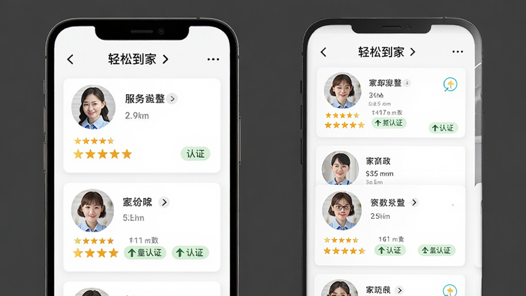 ���ɵ���APP������Ա�б�ҳ�棬�ֻ���Ļ��ʾ��λ������Աͷ�����֡������������֤��ǩ������Ϊ��ɫ��Ƭʽ���֣�����Լ���񣬻���ɾ������廭��