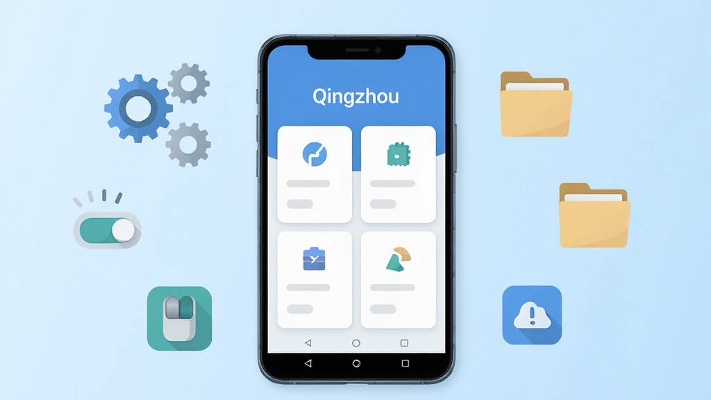 һ��չʾ��׿�ֻ���������ֲ廭������������һ����������QingzhouӦ�õ������ֻ����ֻ���Ļ��ʾ���Ŀ�Ƭʽ���ܲ��֣�����Ϊǳ��ɫ���䣬��ΧƯ���ų��֡����ء��ļ��еȱ�ƽ��ͼ�꣬���������¼�࣬���ʸɾ��������޶���Ԫ�أ�ͼƬ���ֻ���Ļ�Ϸ���ע���֡�Qingzhou��������ͻ�����Ű���У�ϸ�ھ��£�����ִ��Ƽ��У��ɾ�������
