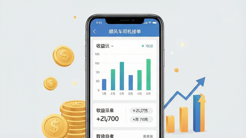 һ��չʾ˳�糵˾���ӵ���������ͳ�ƹ��ܵĽ���ͼ������������һ���ֻ���Ļ����Ļ����ʾ��˳�糵˾���ӵ�������ҳ�棬����״ͼ�����ֽ��ֻ��Ա��н�Һ�ͼ��װ��Ԫ�أ�����Ϊǳ��ɫ������Լ���񣬻����������ɾ����޶���Ԫ��