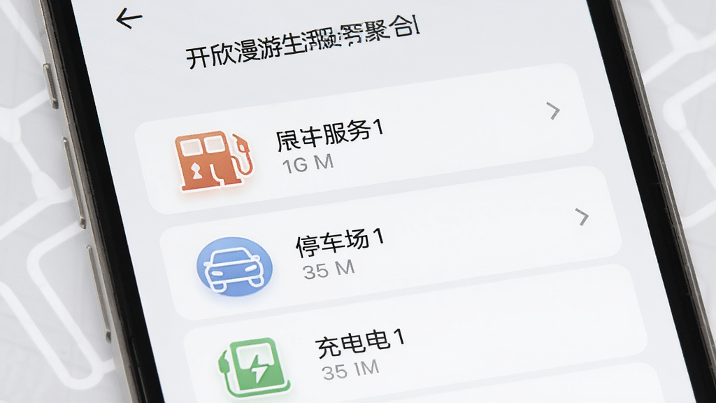 ���������������ۺ�ҳ�棬�ֻ���Ļչʾ�ܱ߷����б�����������վ��ͣ���������׮ͼ���������Ϣ������Ϊǳ��ɫ���Ű����룬����Լ�����������ɾ�