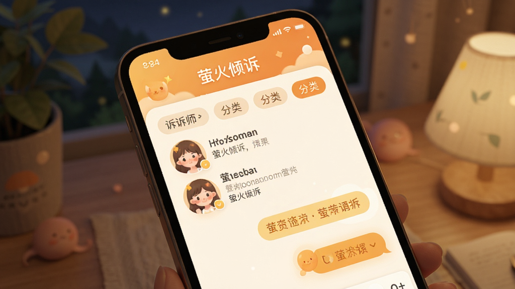 ө������APP������չʾ���ֻ���Ļ�г�����ܰ��ůɫ��������棬������