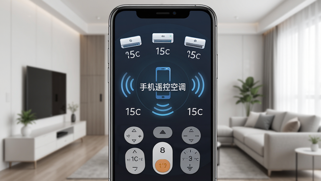 һ�������ֻ���Ļ��ʾ�յ�ң�ؽ��棬����������