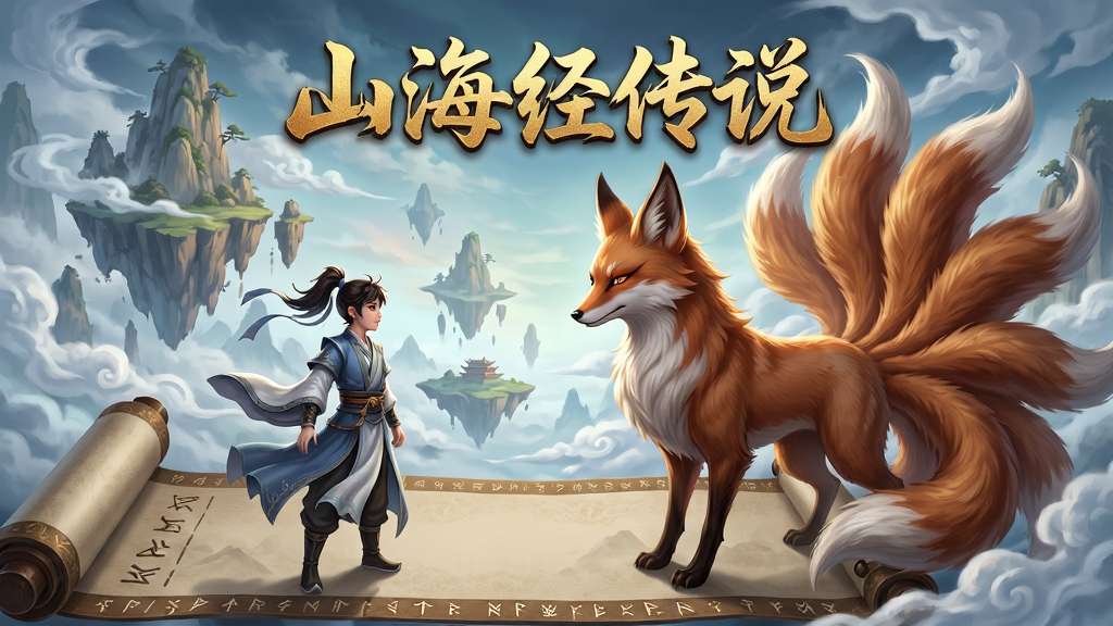 ����Ϊһֻ�޴�ľ�β����һλ���Ź�װ��������ɽ��������չ������������ж��ӣ����ֲ������ĶԳƹ�ͼ����β�����ڻ����Ҳ࣬����������࣬����ΪƯ������ɽ���������������Ű�����Ϸ���ơ�ɽ������˵���Խ�ɫë���������ڻ������Ϸ������Ϊ��������CG�廭��ϸ�ڰ�����β����ë��������������������ƮƮ�������Ե�й��ӷ��Ļ��ƣ�����Ϊ4K�����塢�ɾ����޶���Ԫ�ء�