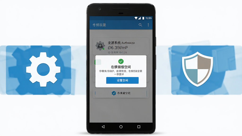 ȫ��Դϵͳ��װ���ý��棬����������һ����׿�ֻ�����Ļ����ʾȨ����Ȩ������洢�ռ���ʾ���ֻ��Ա��г��������ͼ�꣬���ʵ�÷�񣬻����������޶���Ԫ��