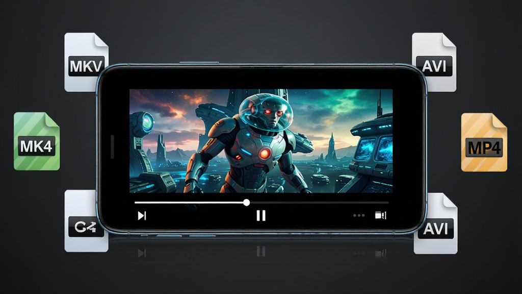 һ��չʾMoboPlayer���������ȫ��ͼ��������һ��������õ������ֻ�����Ļ����ʾ��MoboPlayer���������ڲ���һ��ɫ�����޵Ŀƻõ�Ӱ���棬��Ƶ�����·��������Ĳ��Ž���������ͣ��ť���������ֻ�λ�ڻ��������룬��Χ�����ż�����������Ƶ�ļ���ʽͼ����MKV��MP4��AVI���Ű��࣬���Ϊ�ִ��Ƽ��У�ϸ�����ֻ���Ե����΢�ķ��⣬���������ɫ�Ľ��䣬���ʸ��壬�ɾ����޶���Ԫ�ء�