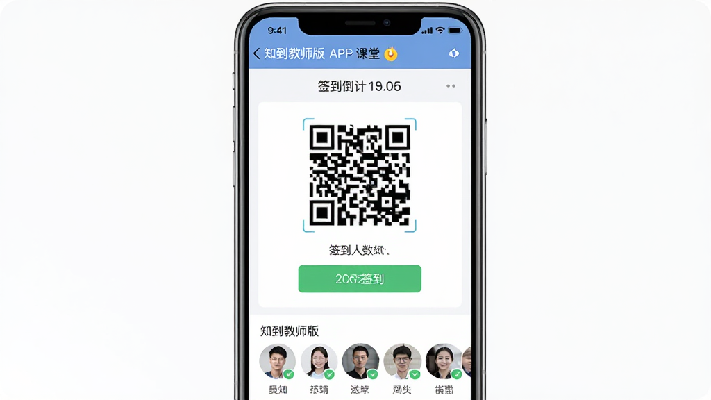 ֪����ʦ��APP���û������ܽ���չʾͼ������Ϊ�ֻ���Ļ��ʾ��ά��ǩ��ҳ�棬����Ϊ�ֻ�����չʾ��Ļ�ڰ�����ά��ͼ����ǩ������ͳ�ƣ����Ϊ��������APP������ϸ������Ļ�Ϸ���ʾ�γ����ƺ�ǩ������ʱ���·���ʾ��ǩ��ѧ��ͷ���б������ʸ���ɾ��޶���Ԫ�أ�ͼƬ�б�ע��֪����ʦ�桱