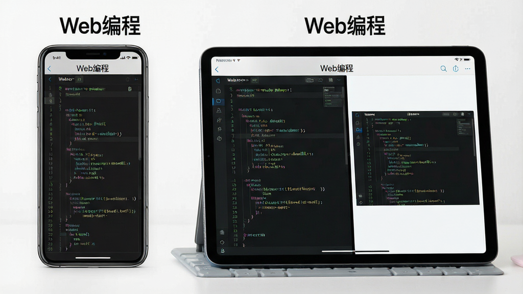 һ��չʾWeb������ֻ���ƽ����ͬʱʹ�õ�ͼƬ������������ֻ�������ʾ����༭���Ҳ���ƽ�����������ʾ������Ԥ������Ļ�Ϸ����С�Web��̡����������Ϊ��ʵ�豸չʾ�ĿƼ��磬ϸ�ڰ�����Ӽ��̡������ߡ���������������������ɾ����޶���Ԫ��