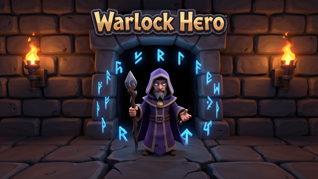 Warlock Hero ��Ϸ������ȫ����������һλ��������ɫ�������ʦ��ɫվ�ڵ�����ڣ���ΧƯ������ɫħ�����ģ����ֲ������Ĺ�ͼ���Ű��Ϸ���ʾ��Ϸ���� Warlock Hero�����Ϊ������ÿ�ͨ��Ⱦ��ϸ�ڰ���ʯשǽ�ڡ���ѹ�Ӱ���������ƣ����ʸ��壬�ɾ����޶���Ԫ��