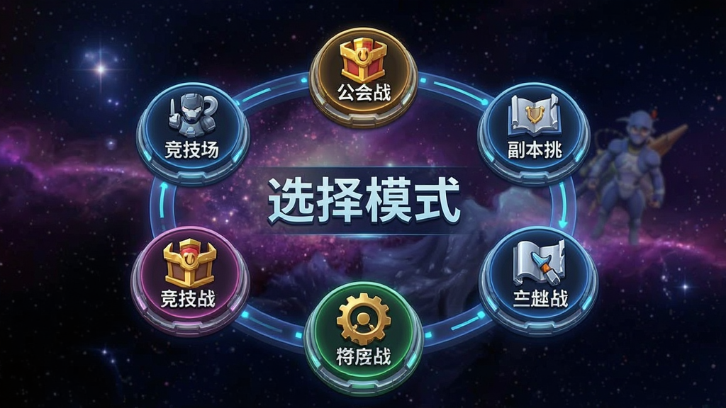 ����Ӣ��3D�淨ģʽѡ����棬������չʾ����淨���ͼ��ʻ������У�����������������ս��������ս�ȣ�ÿ��ͼ�����м������˵��������Ϊ�����ǿշ�������С�ѡ��ģʽ�����⣬������ƿƼ���ʮ�㣬���廭�ʣ��ɾ��޶���Ԫ��